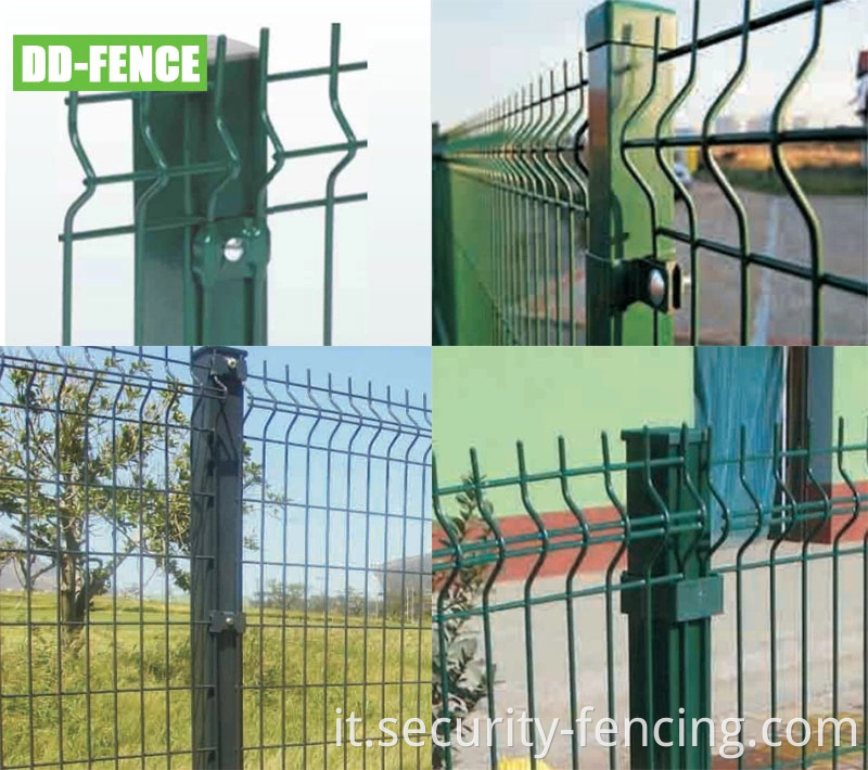 Fence del pannello a golf saldato in galvanizzato in metallo galvanizzato in pvc di alta qualità per la fattoria da giardino per la fattoria da giardino
